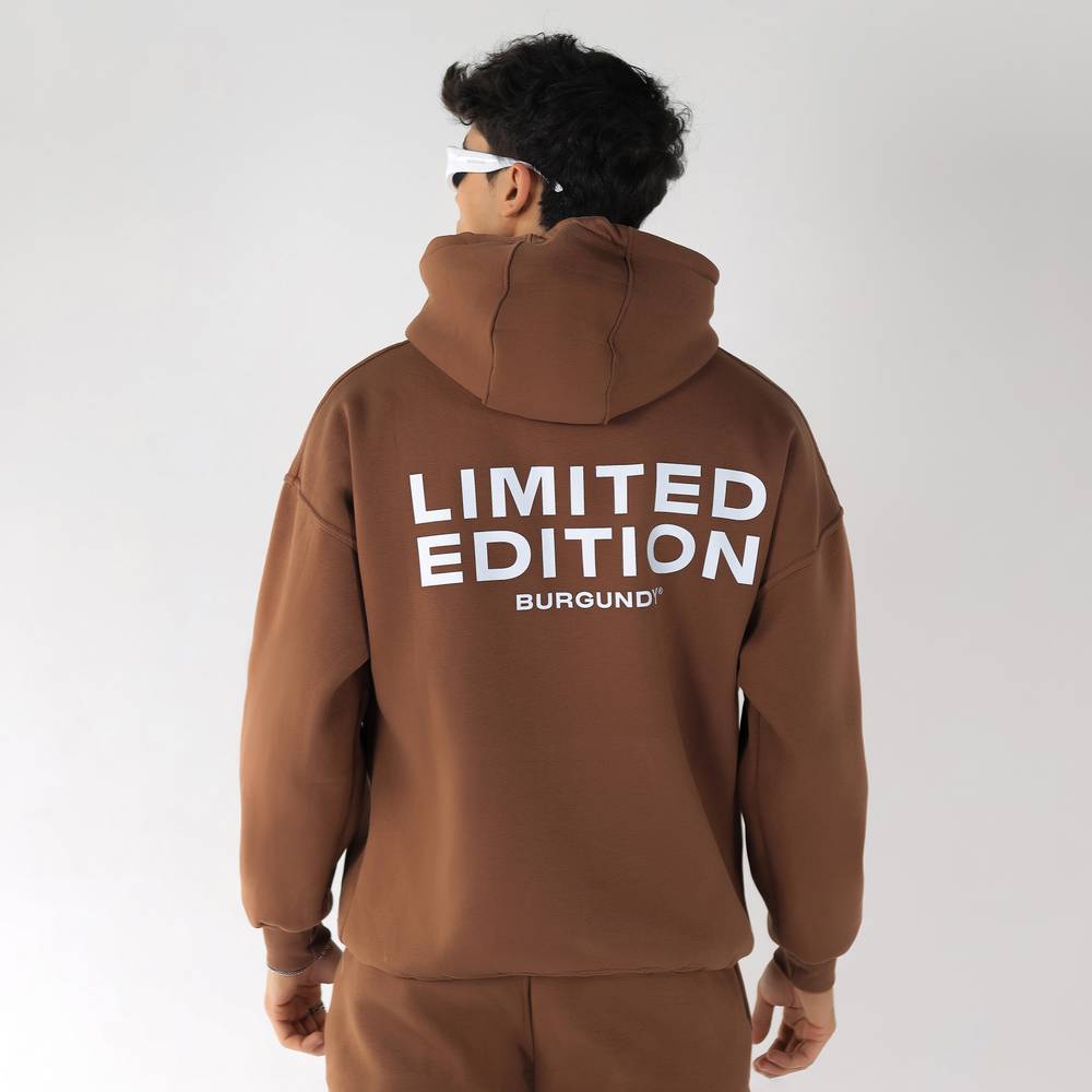 Brown Oversized Limited Edition Hoodie Brown Oversized Limited Edition Hoodie