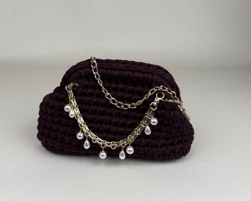 Purple Pearl Clutch 