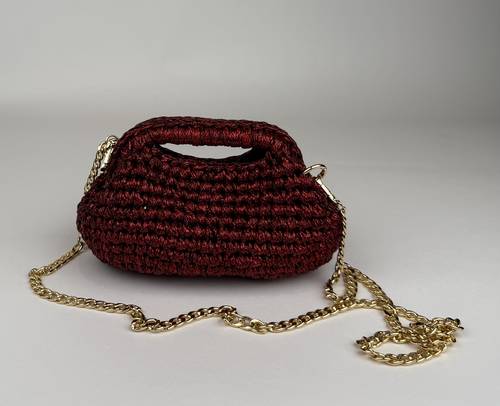 Red  Shimmer Clutch 
