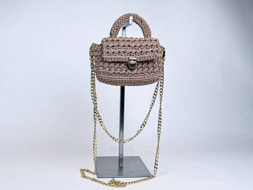 Golden Beige Handle bag