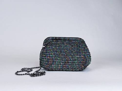 Large Colorful Shimmer Clutch