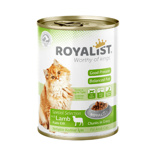 Royalist Adult Cat Lamb Chunks in Gravy - 400g