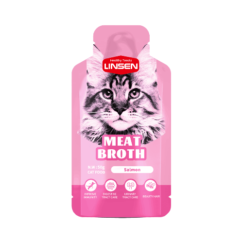 Linsen Slice Meat Broth Salmon - 50g