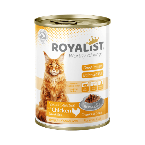 Royalist Adult Cat Chicken Chunks in Gravy - 400g