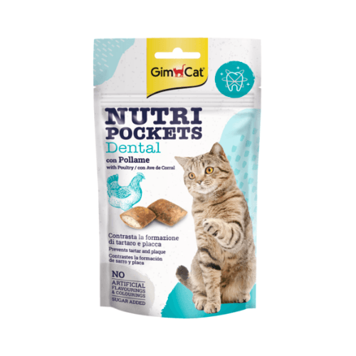 GimCat Nutri Pockets Dental with Poultry - 60g