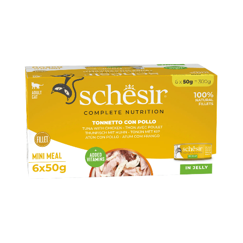 Schesir Wet Food Cat Tuna & Chicken 6x50g