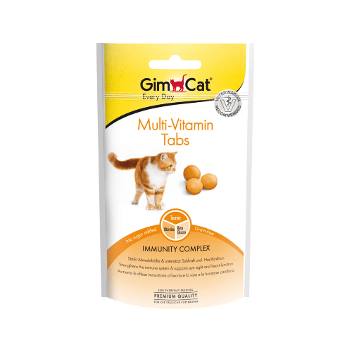 GimCat Multivitamin Tablets for Cats - 40g