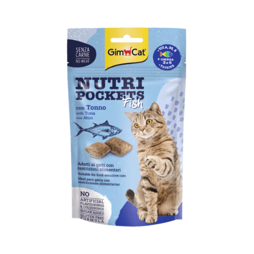 GimCat Nutri Pockets Fish with Tuna - 60g