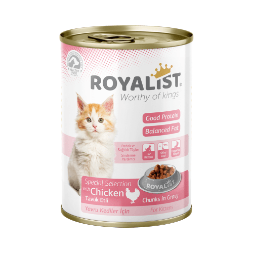 Royalist Kitten Cat Chicken Chunks in Gravy - 400g