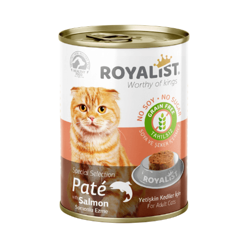 Royalist Adult Cat Paté with Salmon - 400g