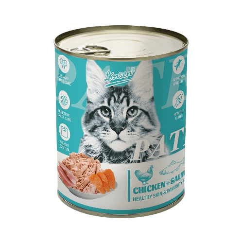 Linsen Pate Chicken & Salmon - 375g