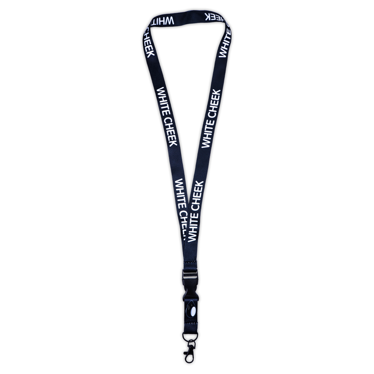 WHITE CHEEK Lanyard