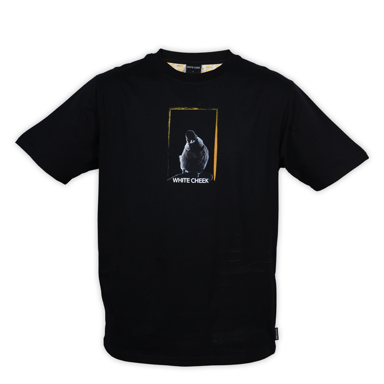 WHITE CHEEK T-shirt (black)