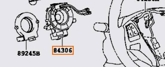 شريحة بوري اصلي لكزس LS460-2014
