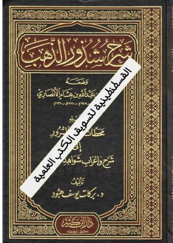 شرح شذور الذهب - ابن هشام الأنصاري - دار ابن كثير