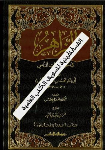 الزاهر في معاني كلمات الناس 2 مجلد- مؤسسة الرسالة ناشرون