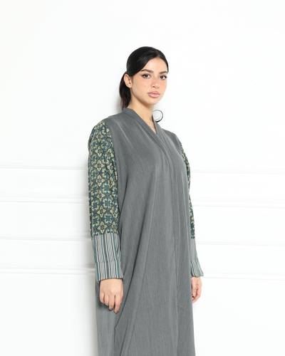 عباية لينن زيتي N117
