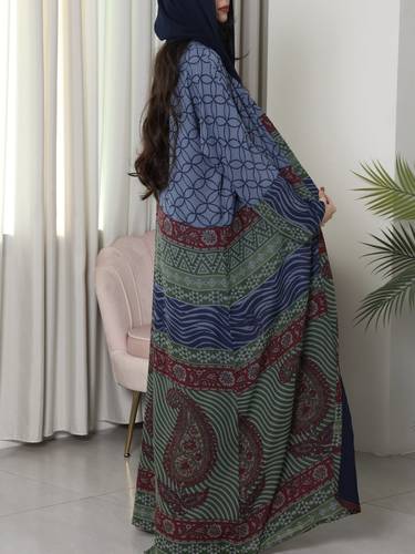 عباية شيفون عصرية N367