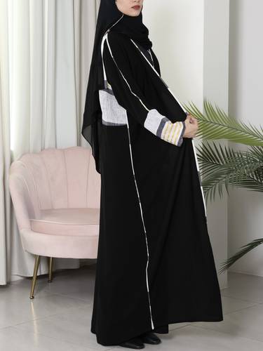 عباية كريب مرتبة N376