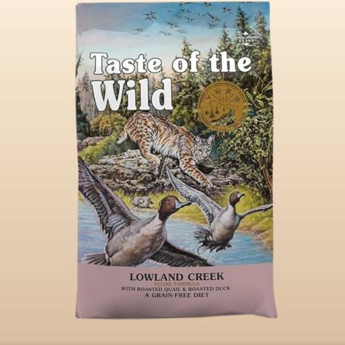 Lowland Creek Feline Recipe with Roasted Quail & Roasted Duck Taste of the Wild 2 kg