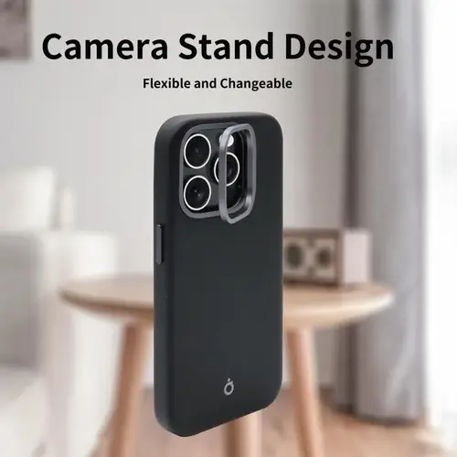 alot noble case for I phone 16 PRO BLACK leather case come with handel grip and meatl frame camera NORMAL PU +MICROFIBER+MAGNETIC