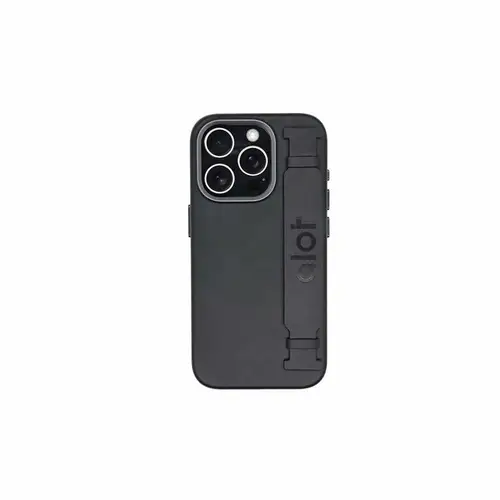 alot noble case for I phone 15 PRO MAX BLACK leather case come with handel grip and meatl frame camera NORMAL PU +MICROFIBER