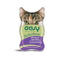 Oasy Delicatesse Fine Pate with Turkey Wet Cat Food - 85 g
