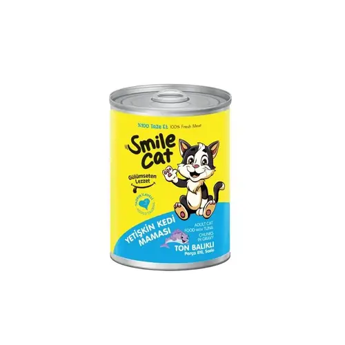 Smile Canned Cat Food with Tuna – 400 g. 