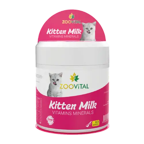 zootival kitten milk ,vitamins minerals.