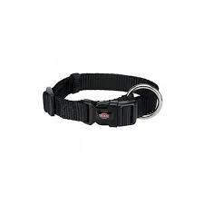 طوق اسود صغير S–M: 30–45 cm/15 mm, black