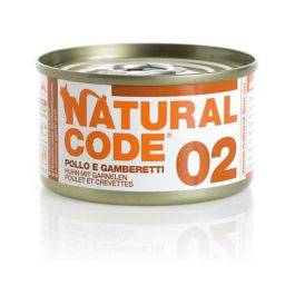 NATURAL CODE - 02 Chicken and Shrimps 85 gr.