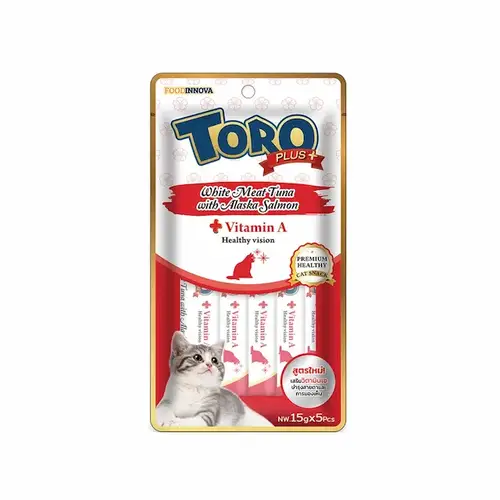 Toro Toro Plus White Meat Tuna With Alaska Salmon 15G. Pack 5