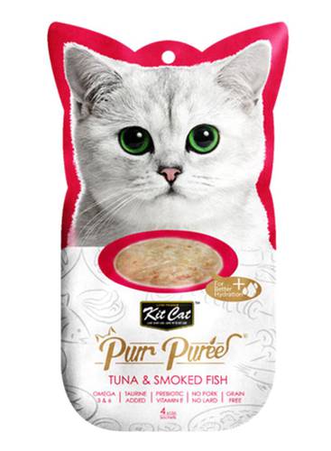 Kit Cat Pur Puree Tuna & Smoked Fish