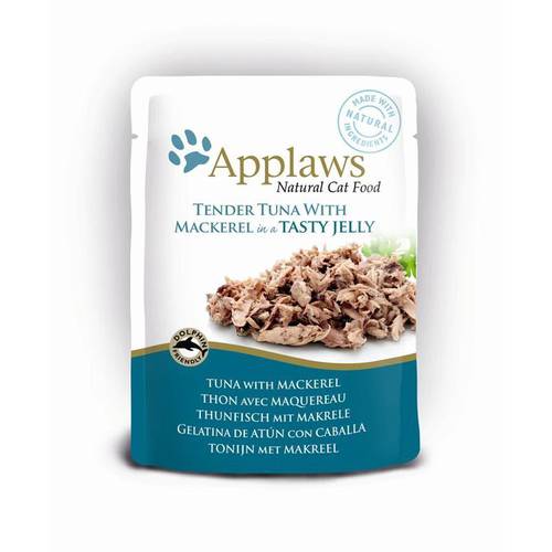 Applaws Pouche Tuna with Mackerel in Jelly 