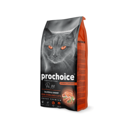 Prochoice Pro 33 Salmon & Shrimp Sterilised Cats 2 Kg