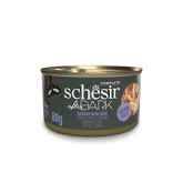 Schesir After Dark Chicken PATÉ with Duck Egg a Complete Nutritious Meal Wet Food For Adult Cats, 80g