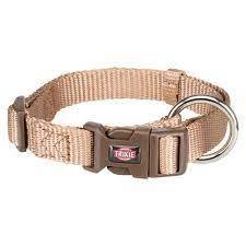 طوق بيج صغير S–M: 30–45 cm/15 mm, carame