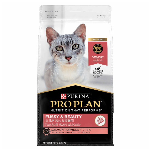 PRO PLAN Fussy & Beauty Cat – Salmon – 1.5 kg