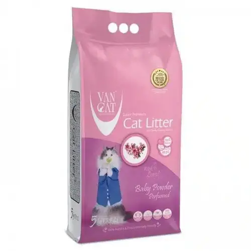 Van Cat Classic Baby Powder Scented Cat Litter – 10 kg