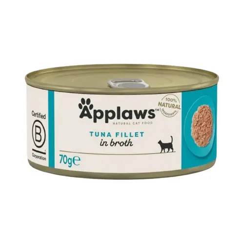 Applaws Tuna Fillet in Broth Canned Cat Food - 70 g