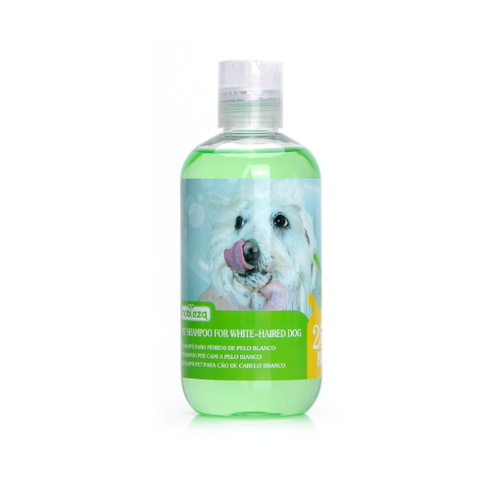 NOBLEZA Pet Shampoo for white-haired dogs, 250ml, light green