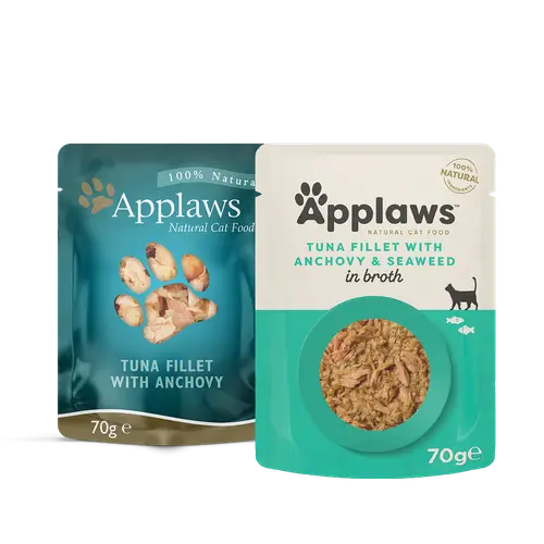 Applaws Cat Wet Food Pouch Tuna & Anchovy in Broth 70g