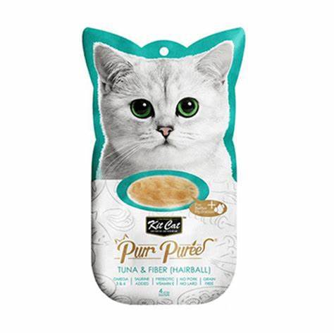 Kit Cat Pure Puree Tuna & Fiber Hairball