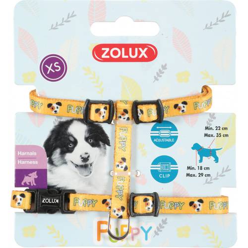 Zolux Puppy Mascot Cat Harness 8mm – Yellow
