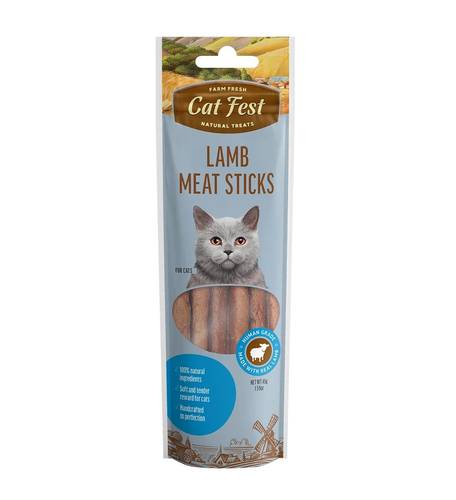 Cat Fest Lamb Sticks Treats for Cats - 45g