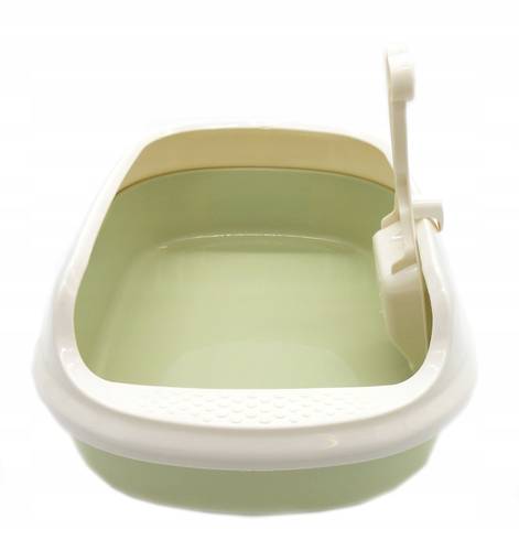 NOBLEZA Cat Litter Pan with Litter Scoop - small