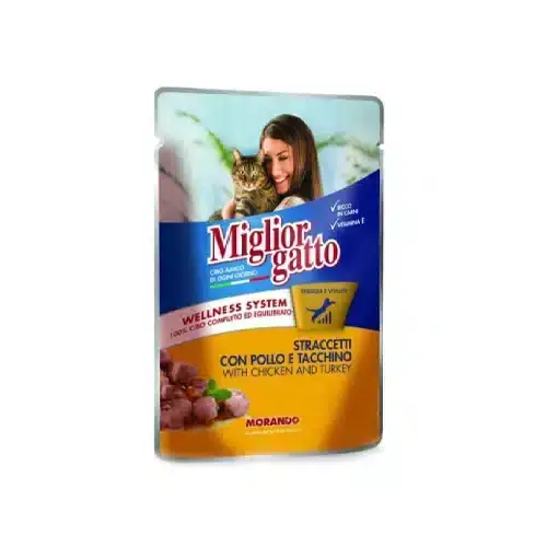 Miglior Gatto Chicken and Turkey Cat Food Pouch - 100 g