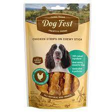 Dogfest Treats - Chicken Strips Chewy Stick (90g)