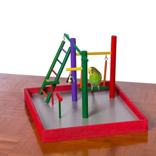 Prevue Pet PARAKEET PARK Ladder, Swing And Bell