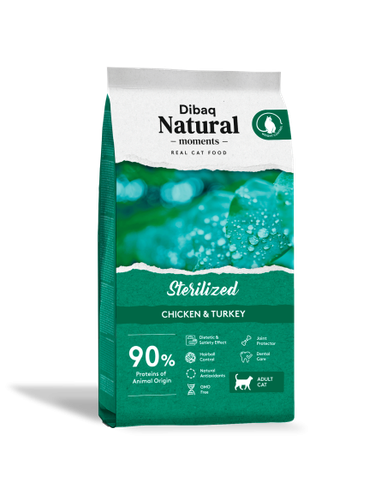 Dibaq Natural Moments Sterilized Chicken & Turkey Cat Food 